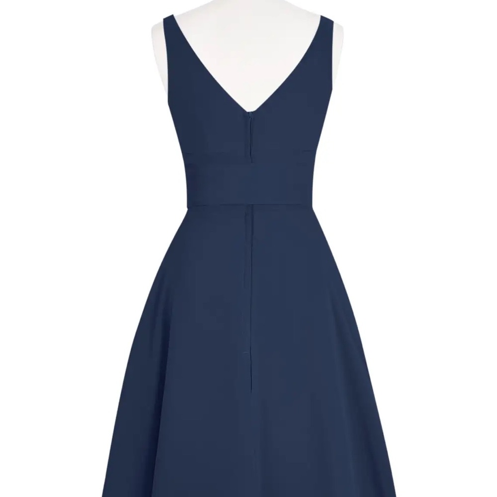 Elegant Blue Sleeveless Dress